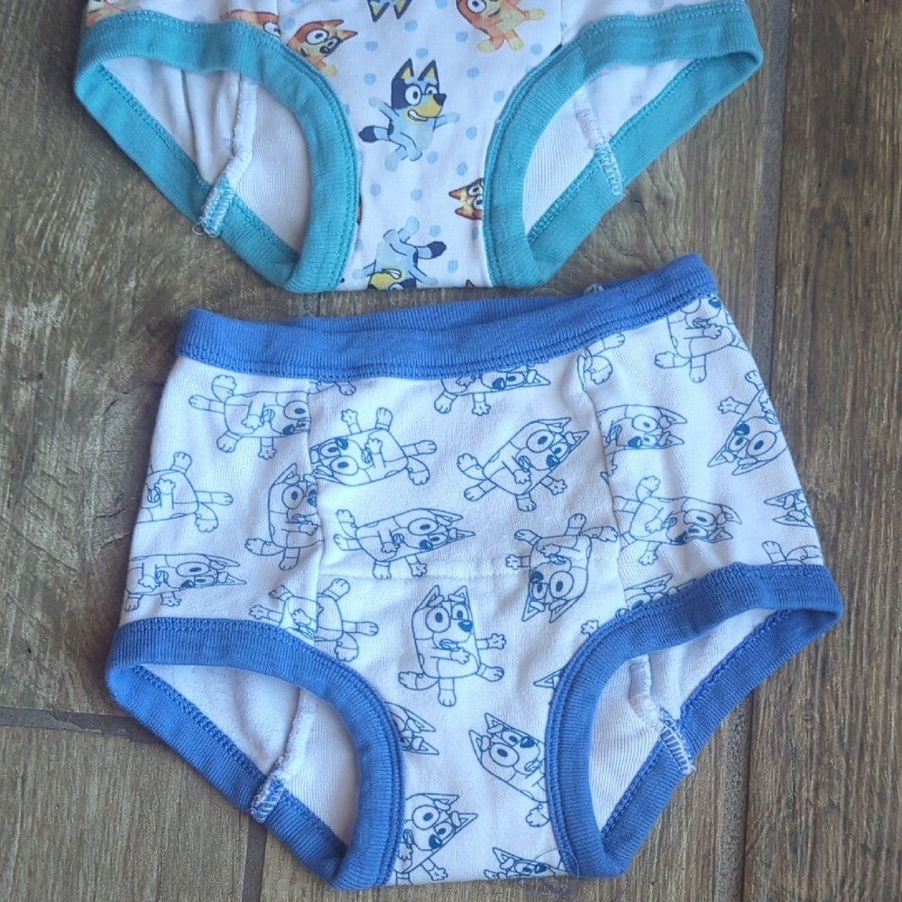 Kids Cartoon Character Underwear Set - Blue, Green, Gray - Picture 2 of 3